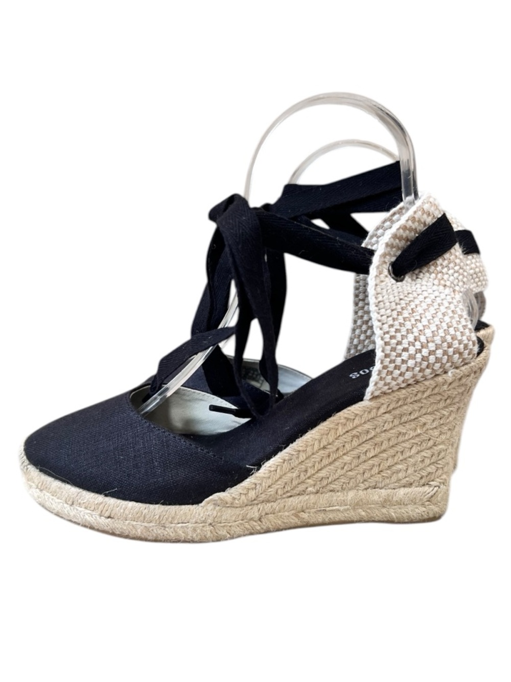 Soludos The Marseille Wedge Espadrille Black - Picture 2 of 9